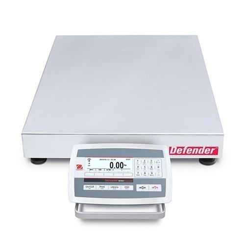 Ohaus D52XW50RQV5 DEFENDER 5000 Bench Scale, 50000 g x 2 g