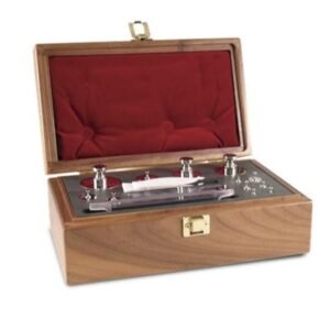 Precision Laboratory Weight Set: 2 kg – 1 mg, 26 Pieces, OIML Class E1, Calibration Certificate Included (40518)